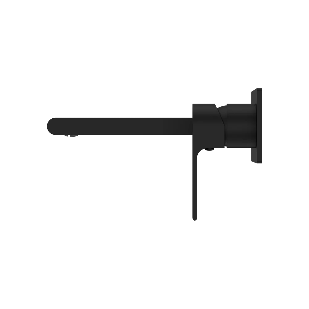 Nero Bianca Wall Basin/Bath Mixer 187mm Matte Black - Image 4
