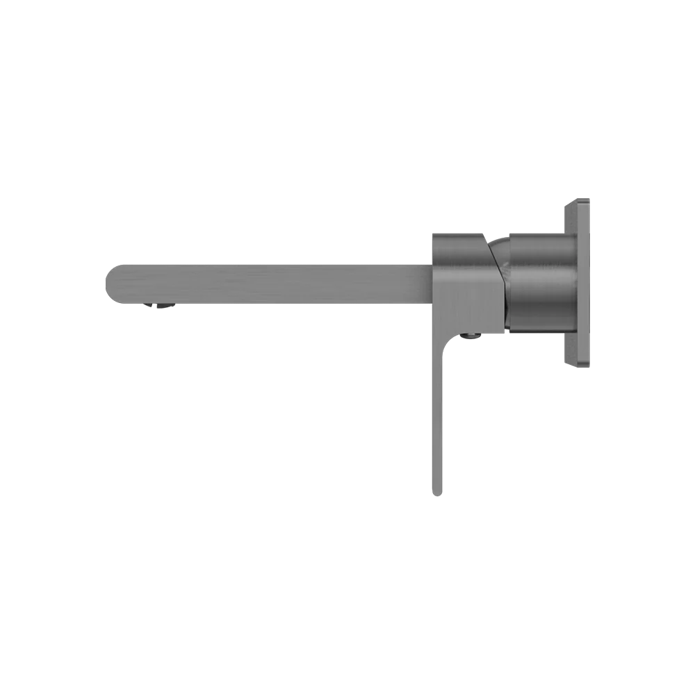 Nero Bianca Wall Basin/Bath Mixer 230mm Brushed Gunmetal - Image 4