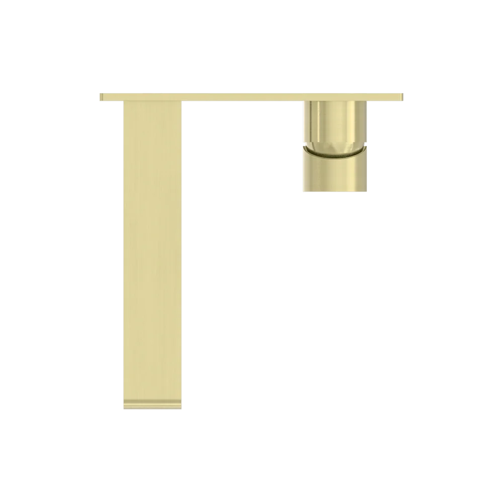Nero Bianca Wall Basin/Bath Mixer 187mm Brushed Gold - Image 5