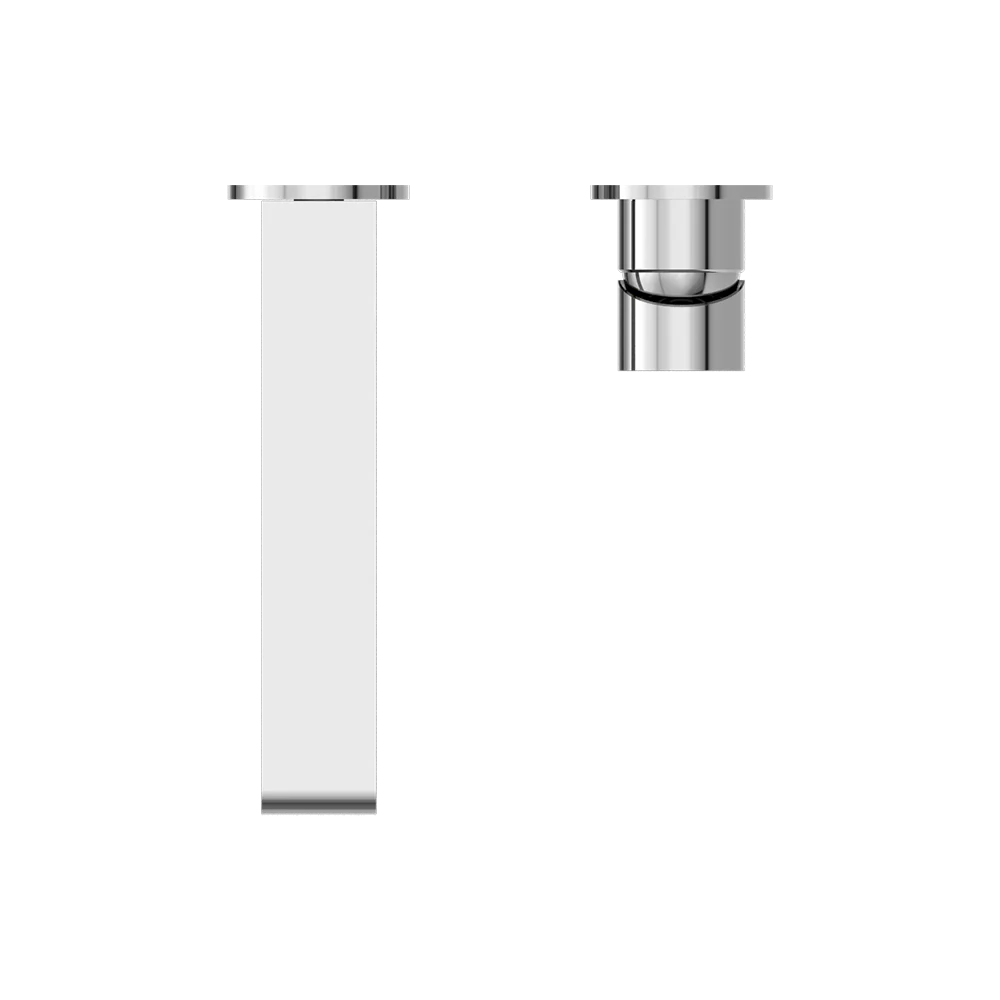 Nero Bianca Wall Basin/Bath Mixer Separate Backplate 230mm Chrome - Image 5