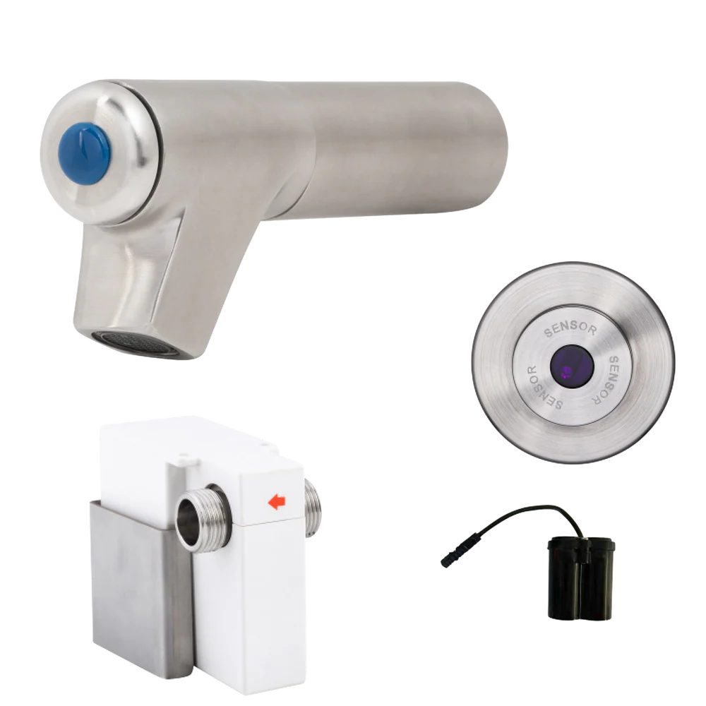3monkeez Bib Tap with Wall-Mount Sensor Battery Operated