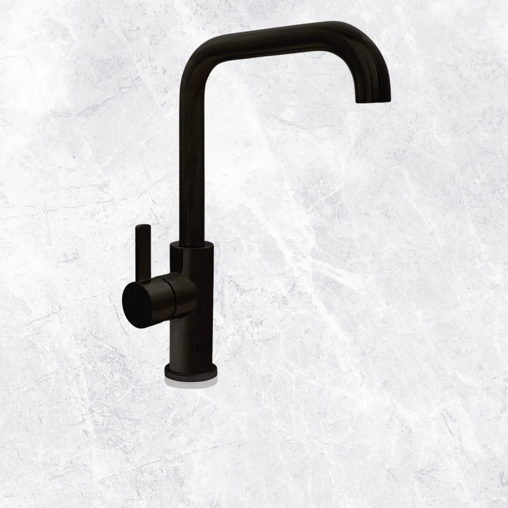 Billi Mixer Tap Square Gooseneck Stand-Alone Matte Black - Image 2