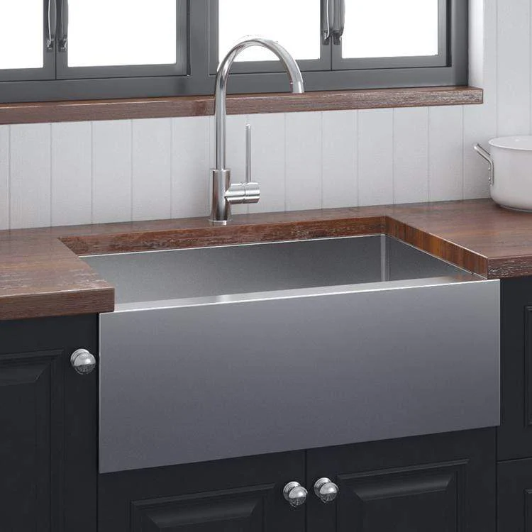 Alma Boden Belfast Stainless Steel Farmhouse Sink - Image 4