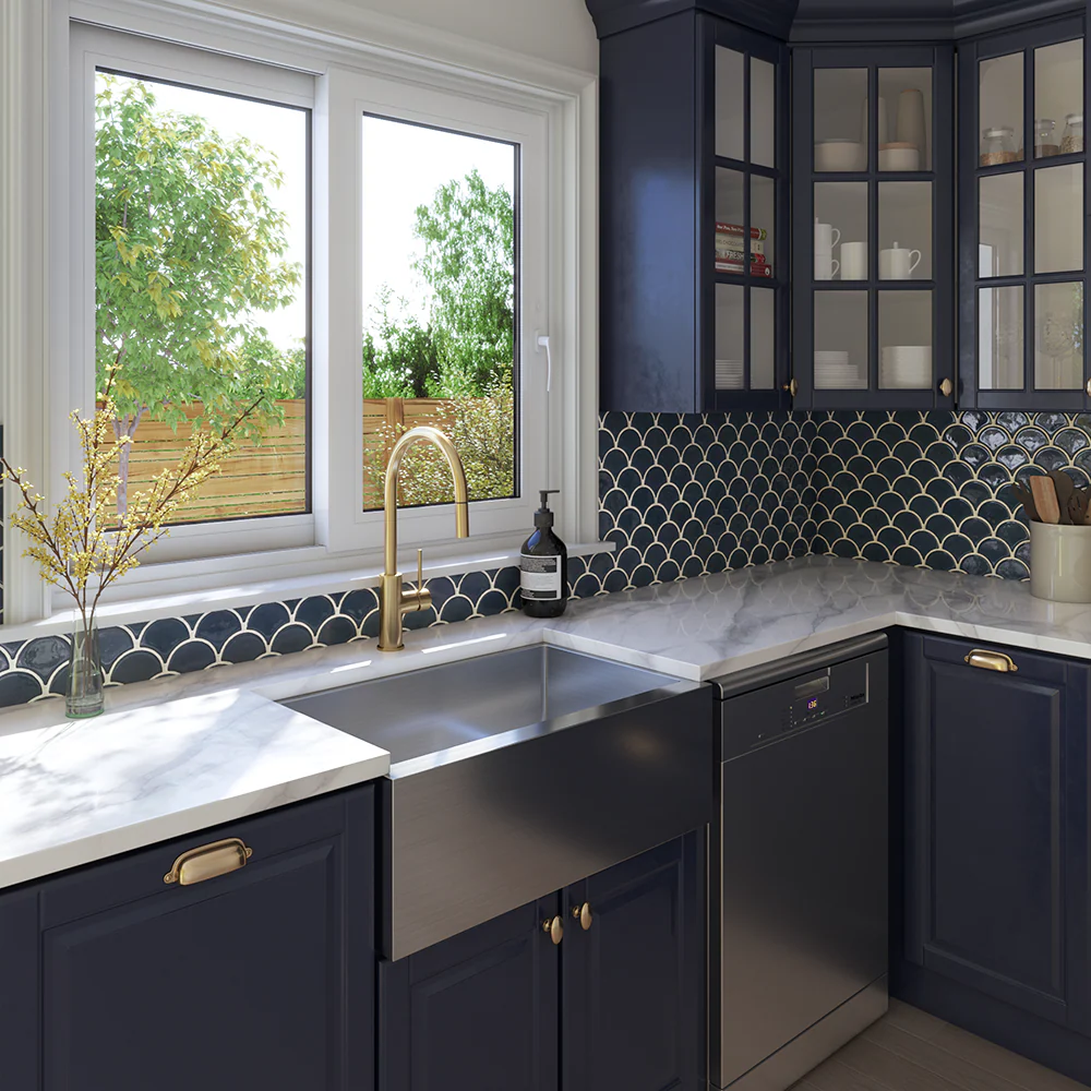 Alma Boden Belfast Stainless Steel Farmhouse Sink - Image 5