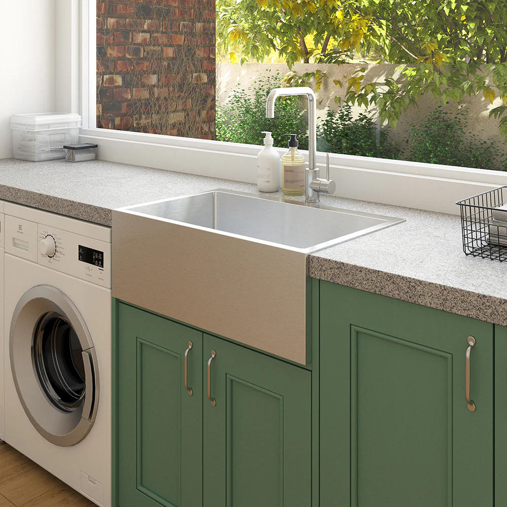 Alma Boden Belfast Stainless Steel Farmhouse Sink - Image 7