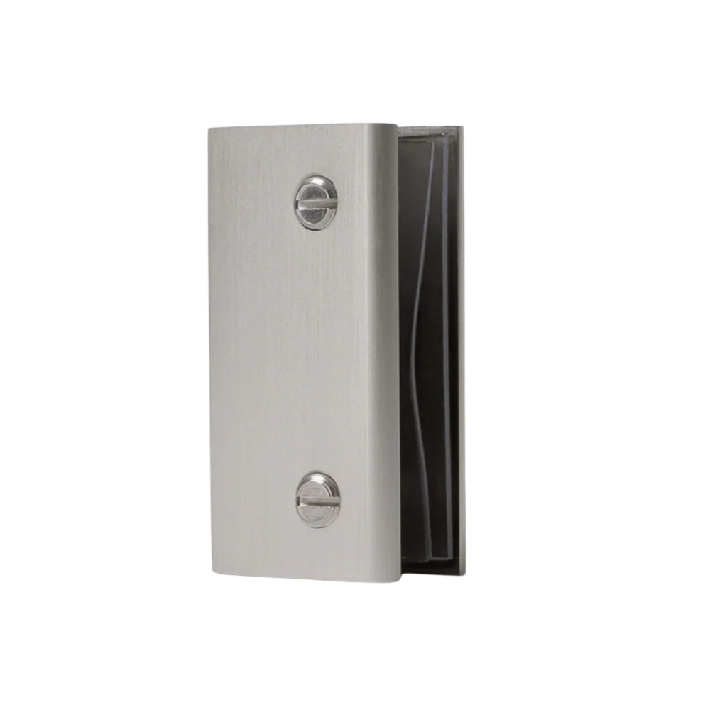 Alma Brina Shower Glass Clamp Brushed Nickel - Image 3
