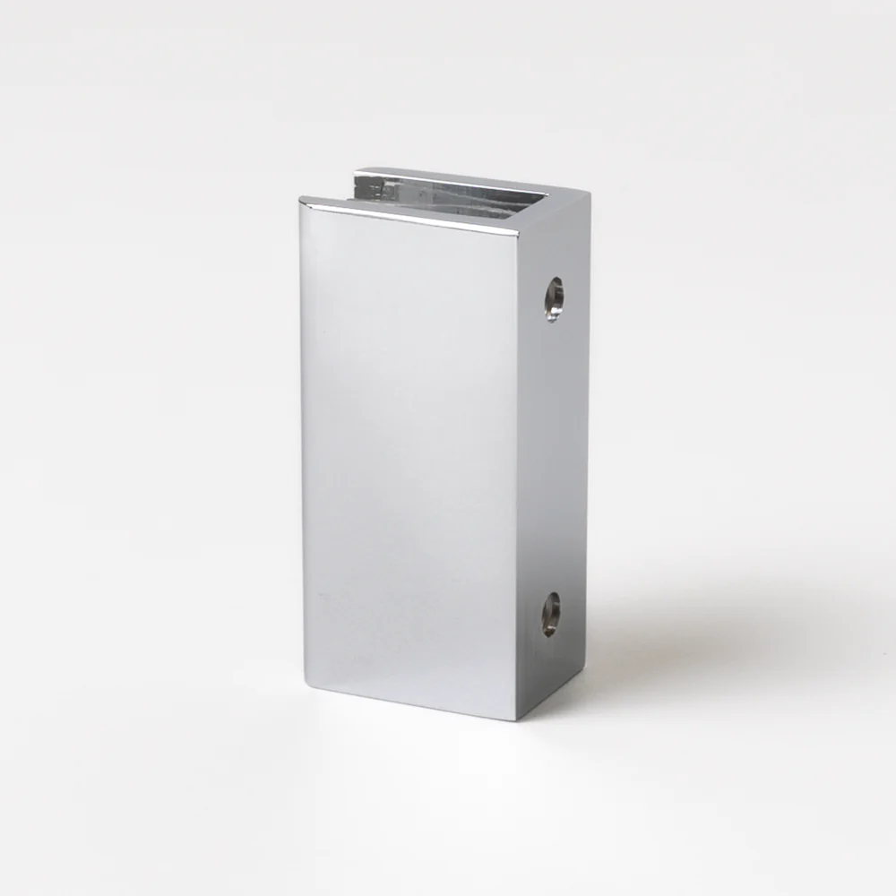 Alma Brina Shower Glass Clamp Chrome CLEARANCE - Image 2