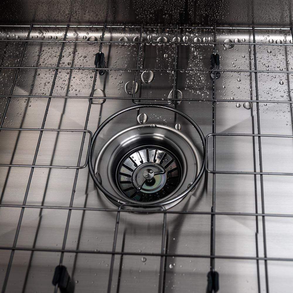 Alma Brushed Gunmetal Clara 595x450 Single & Mini Bowl Sink - Image 4