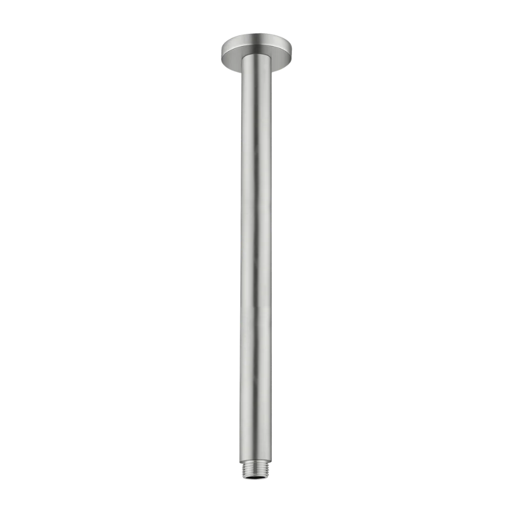 Nero Round Ceiling Arm 300mm Brushed Nickel