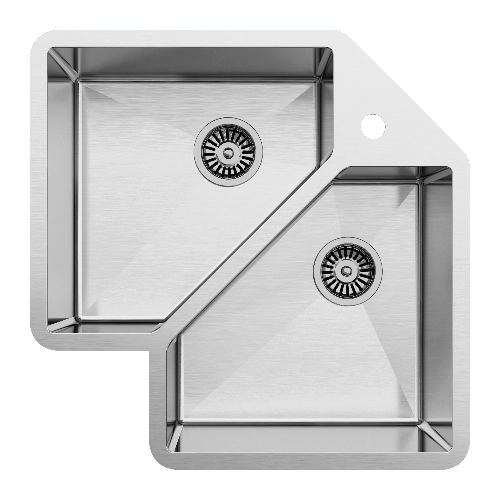 Alma Ella Corner Double Bowl Sink - Image 3