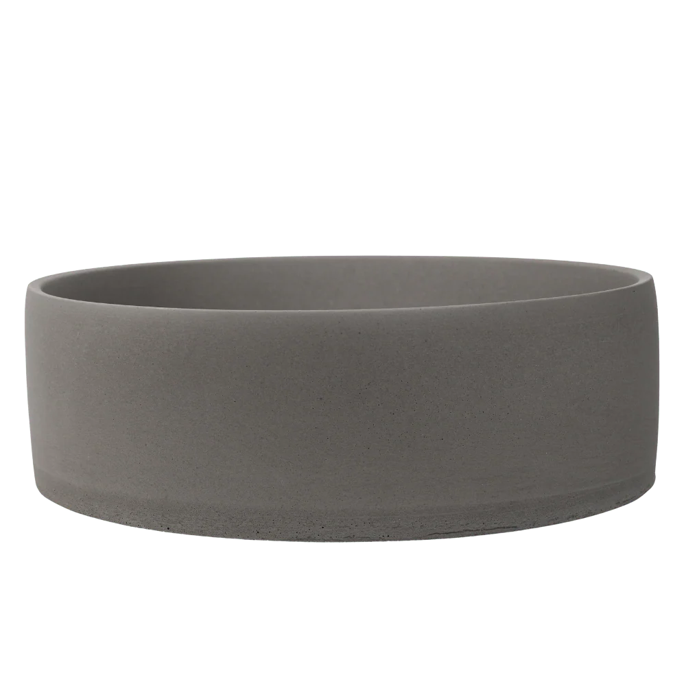 Alma Cameron Meteor Grey Circle Concrete Basin - Image 3
