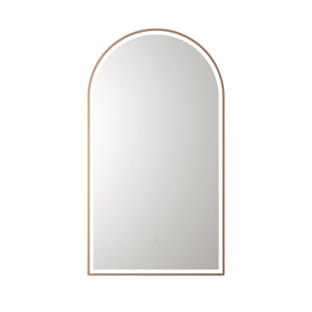 Aulic Canterbury Arch LED Mirror Brushed Bronze - Image 3