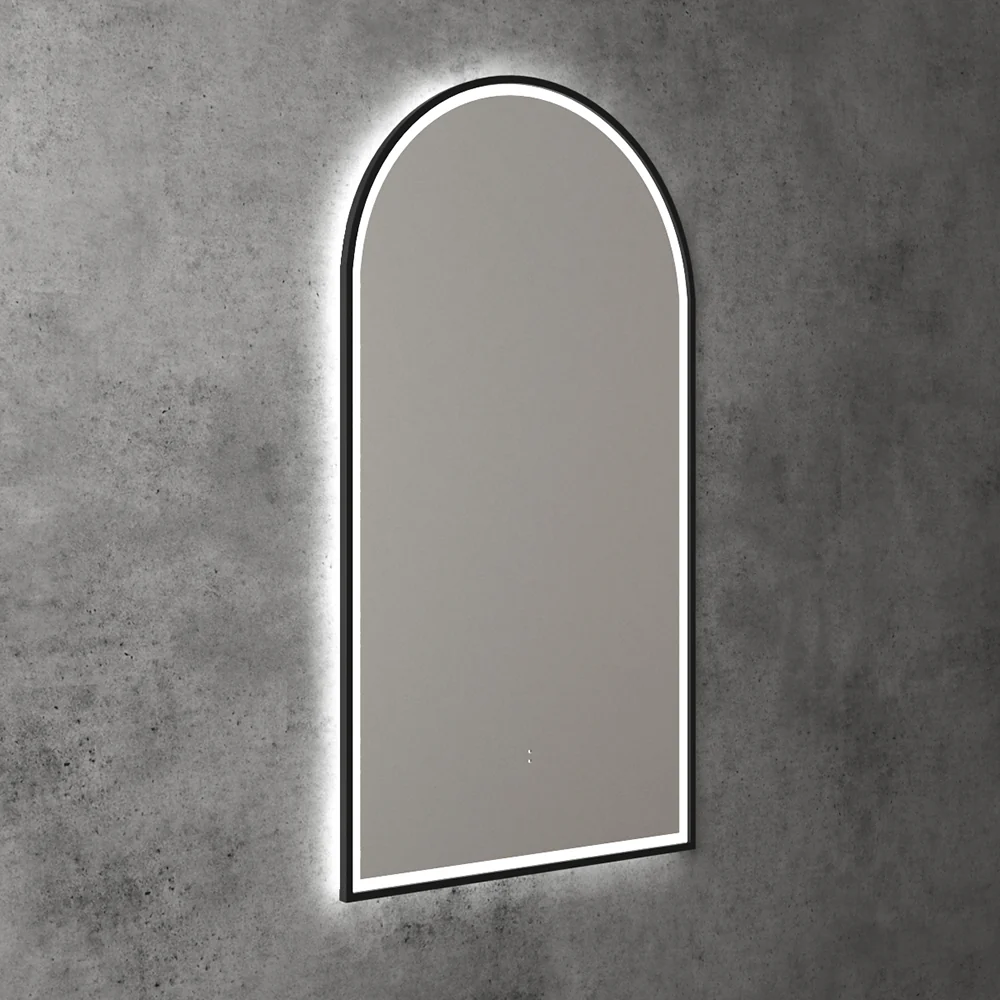 Aulic Canterbury Arch LED Mirror Matte Black - Image 4