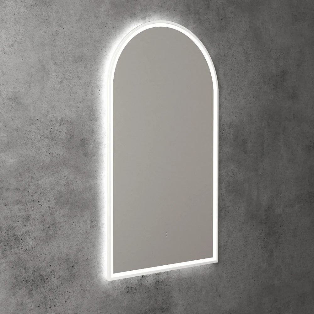 Aulic Canterbury Arch LED Mirror Matte White - Image 8
