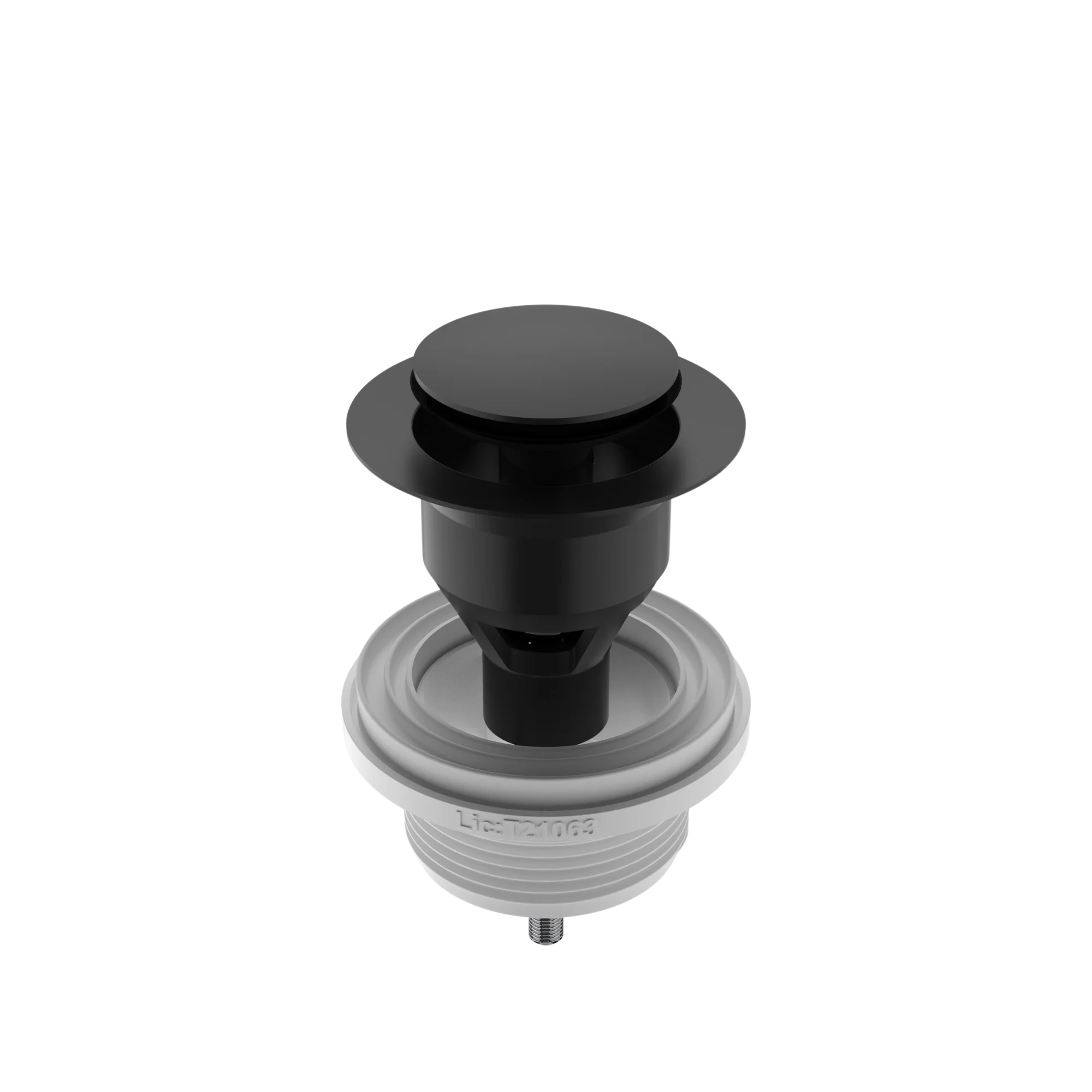 Caroma 40mm Pop-Up Plug & Waste Satin Black - Image 3