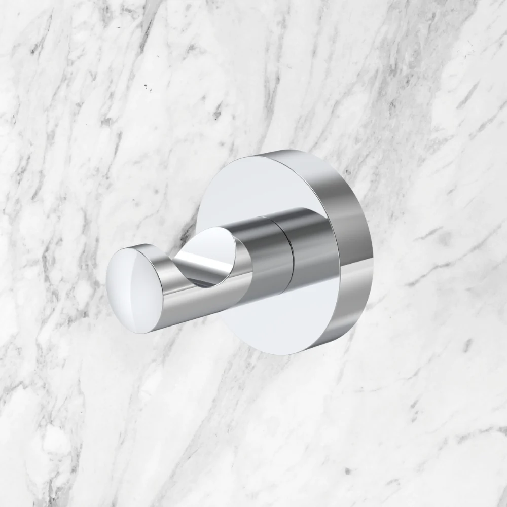 Caroma Cosmo Metal Robe Hook Chrome - Image 2
