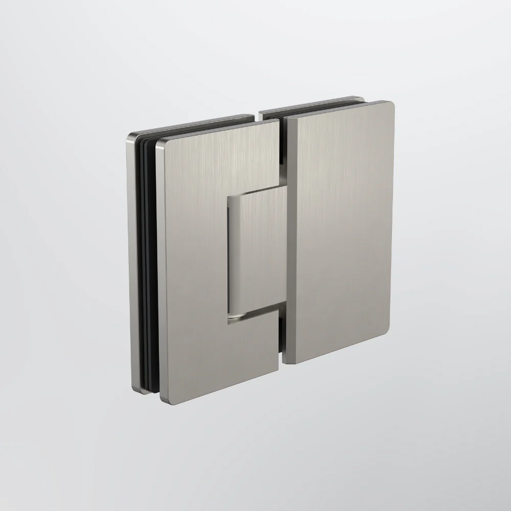 Caroma Glass to Glass Shower Door Hinge Brushed Nickel - Image 2