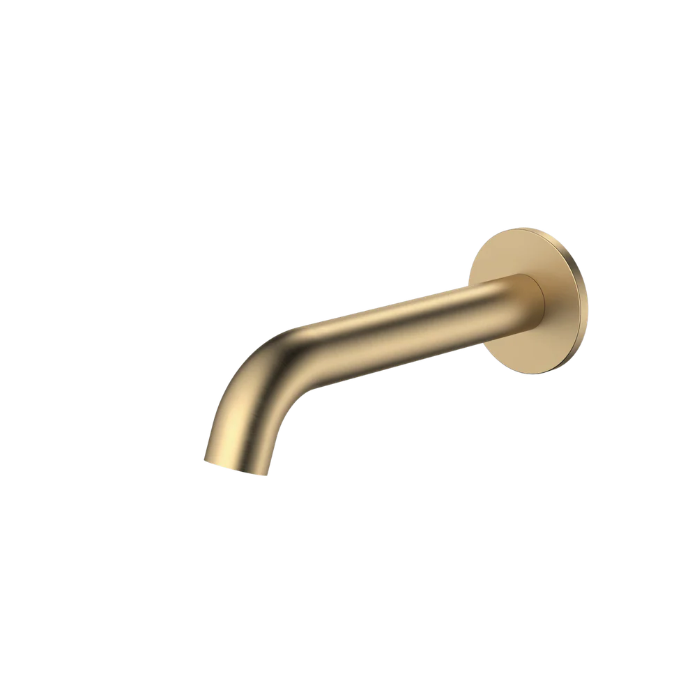 Caroma Liano II 175mm Basin Bath Outlet Round Lead Free Brushed Brass
