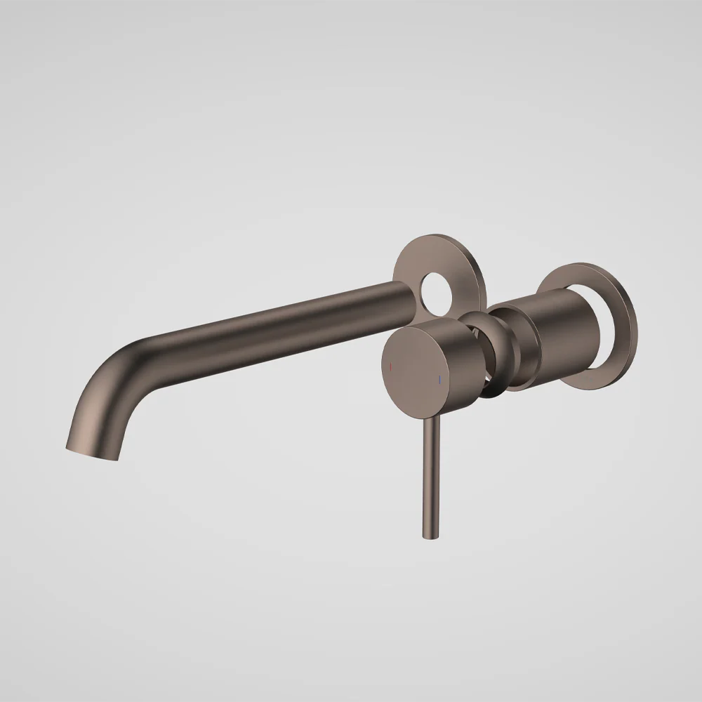 Caroma Liano II 210mm Wall Basin/Bath Mixer (Trim Kit Only) Lead Free Brushed Bronze - Image 2