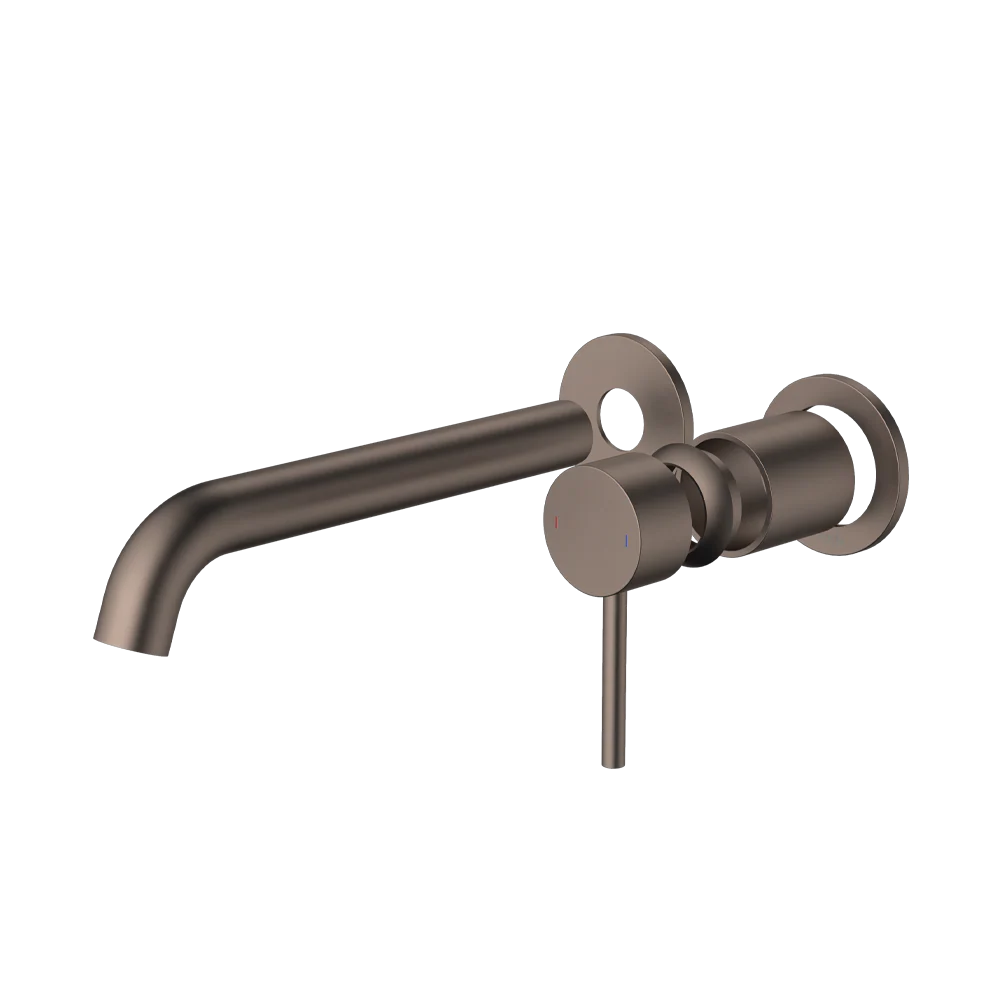Caroma Liano II 210mm Wall Basin/Bath Mixer (Trim Kit Only) Lead Free Brushed Bronze - Image 3