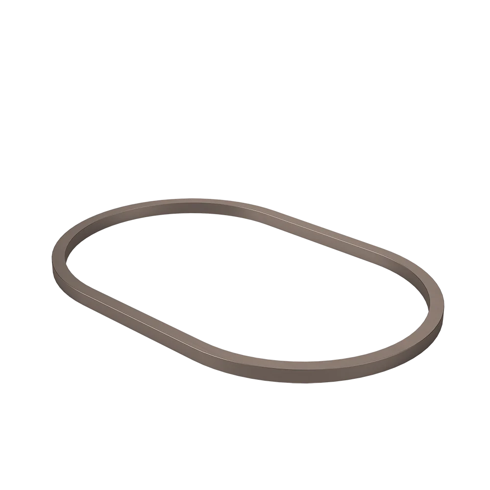 Caroma Liano II 530mm Pill Dress Ring Brushed Bronze - Image 3
