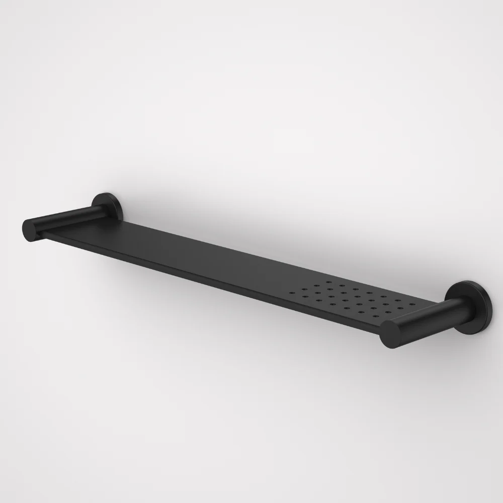 Caroma Liano II Bathroom Shelf Matte Black - Image 2