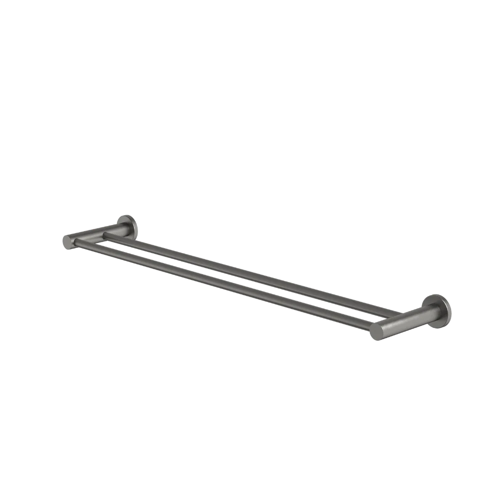 Caroma Liano II Double Towel Rail 640mm Gunmetal - Image 3