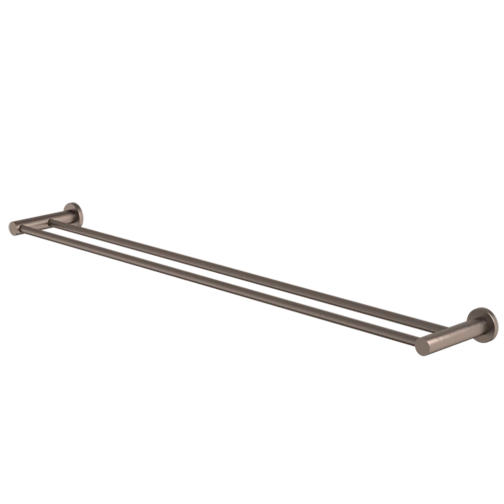 Caroma Liano II Double Towel Rail 840mm Brushed Bronze