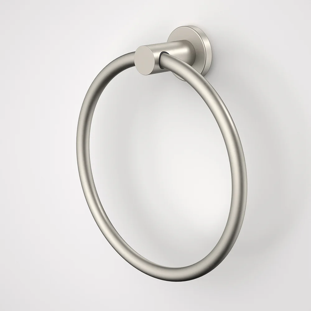 Caroma Liano II Towel Ring Brushed Nickel - Image 2