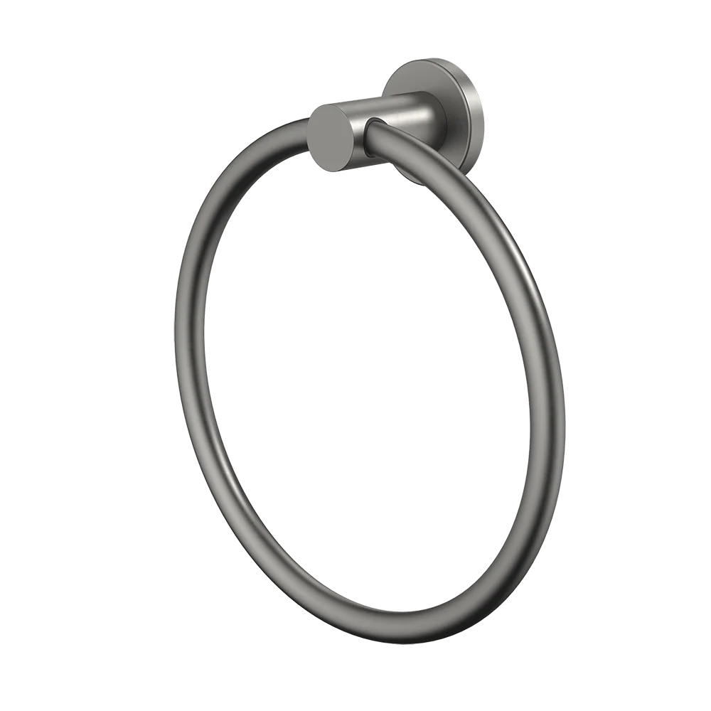Caroma Liano II Towel Ring Gunmetal - Image 3