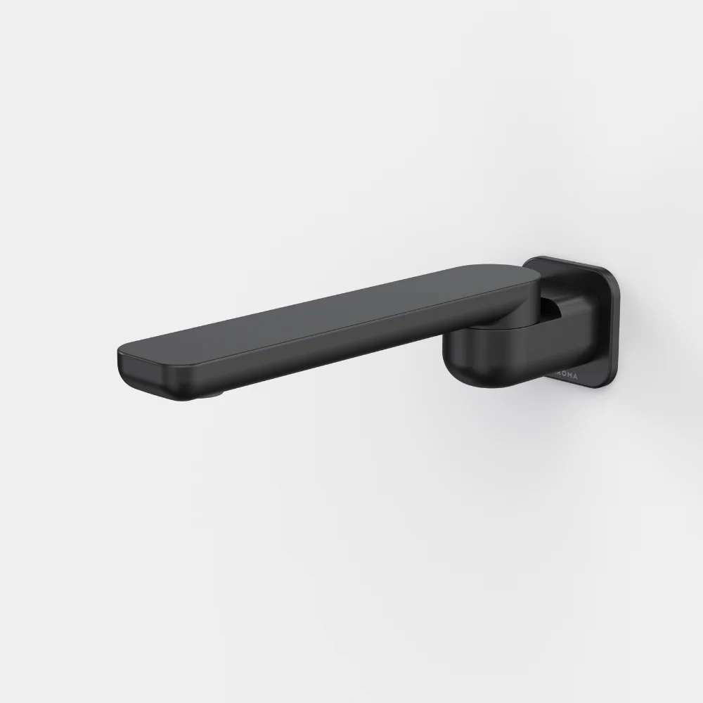Caroma Luna II Bath Swivel Outlet 220mm Satin Black - Image 2