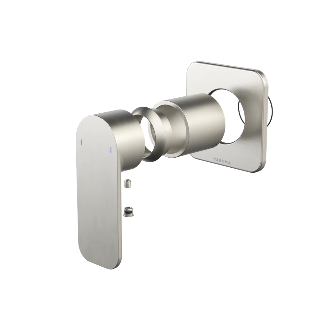 Caroma Luna II EasySwitch Bath/Shower Mixer (Trim Kit Only) Brushed Nickel - Image 3