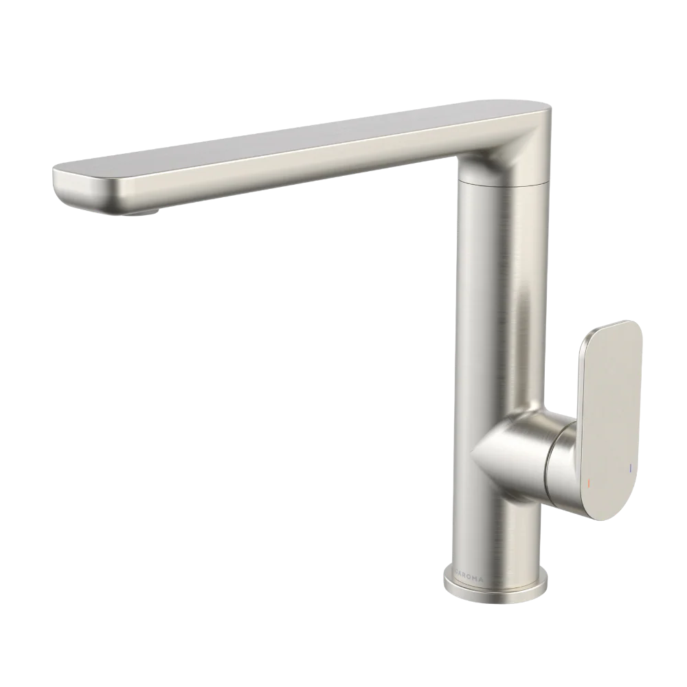 Caroma Luna II Sink Mixer Brushed Nickel Lead Free - Image 3