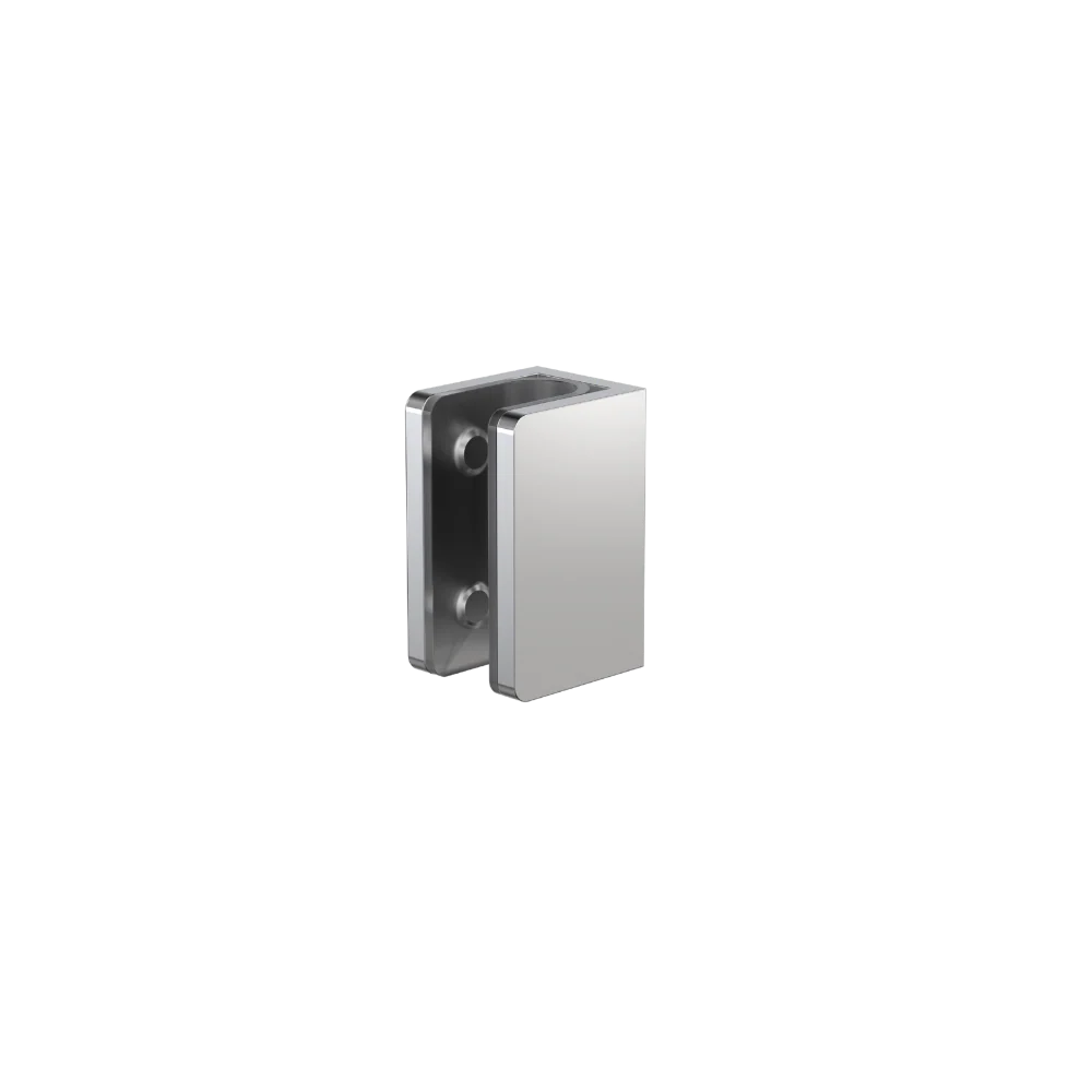 Caroma Shower Glass U Bracket Polished Stainless Steel - Image 3