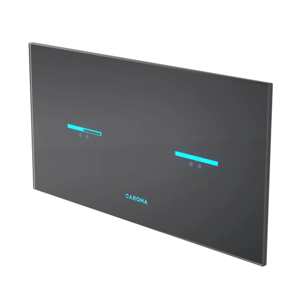 Caroma Smart Command Invisi II Front Panel Only Black