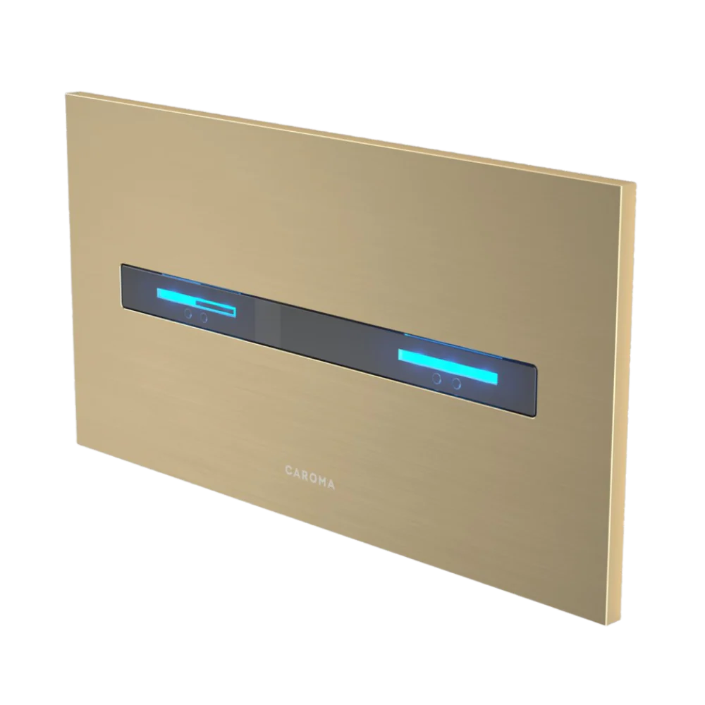Caroma Smart Command Invisi II Front Panel Only Brushed Brass - Image 3