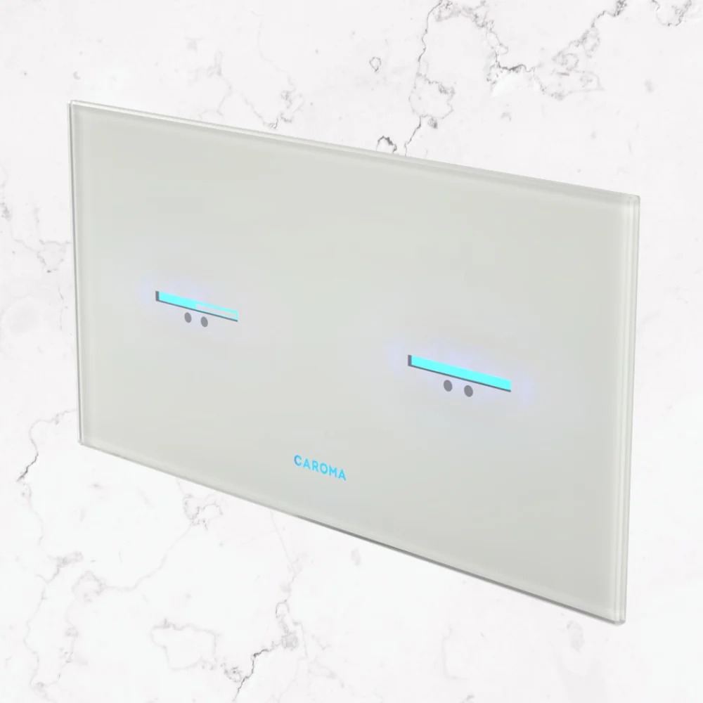 Caroma Smart Command Invisi II Front Panel Only White - Image 2
