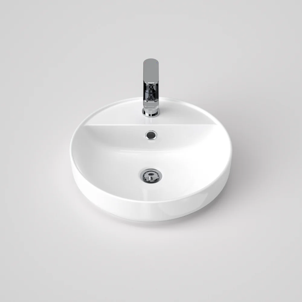 Caroma Tribute Round 430 Inset Basin White - Image 2