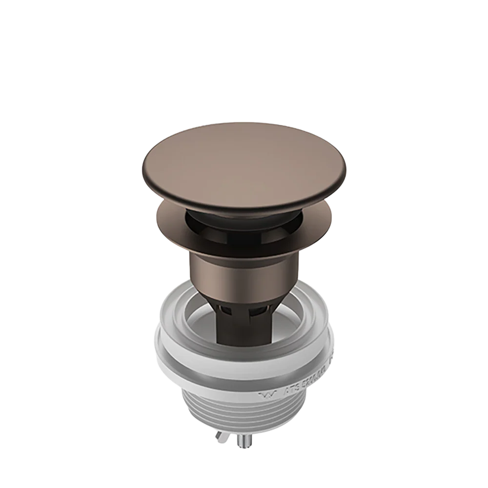 Caroma Urbane II Basin Dome Pop-Up Plug & Waste Brushed Bronze - Image 3