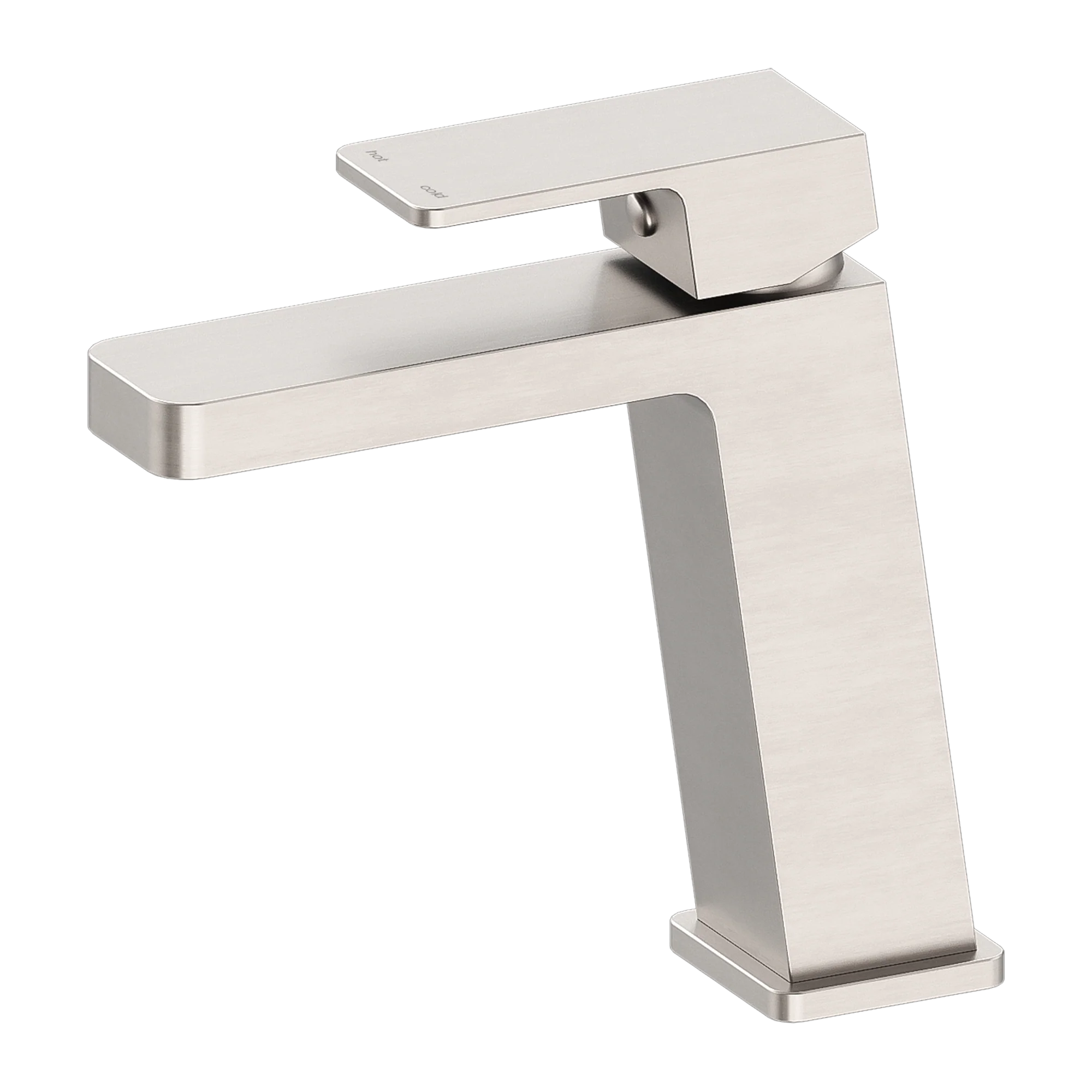 Nero Celia Basin Mixer Angle Spout Brushed Nickel - Image 3
