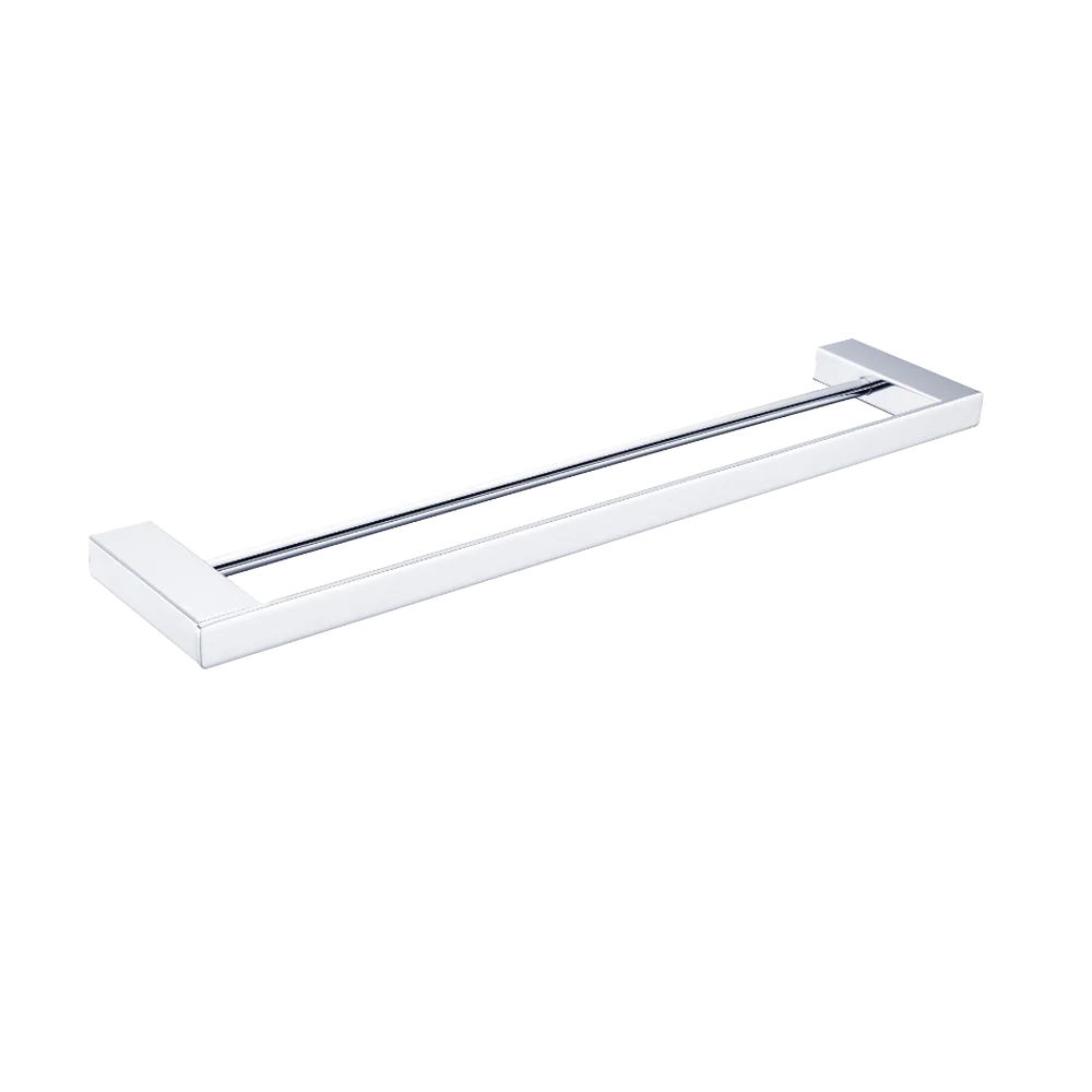 Nero Celia Double Towel Rail 800mm Chrome - Image 3
