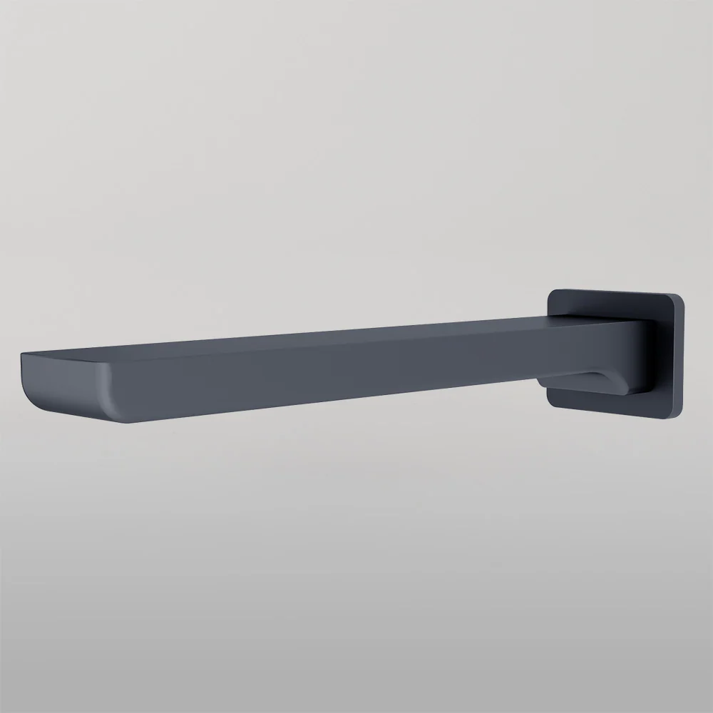 Nero Celia Fixed Bath Spout Only Matte Black - Image 2