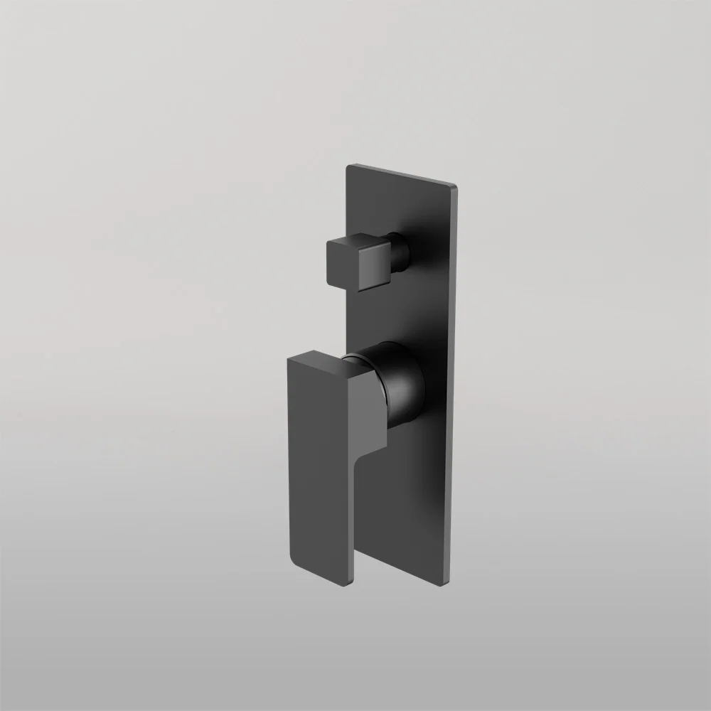 Nero Celia Shower Mixer With Divertor Matte Black - Image 2