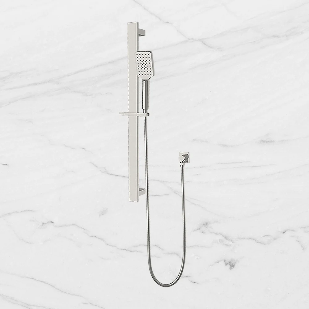 Nero Celia Shower Rail Brushed Nickel - Image 2