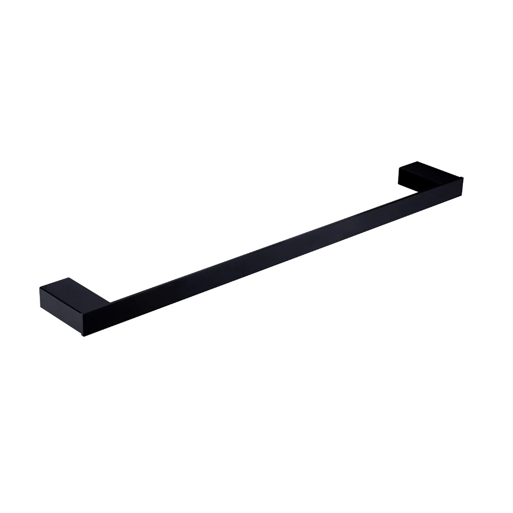 Nero Celia Single Towel Rail 600mm Matte Black - Image 3
