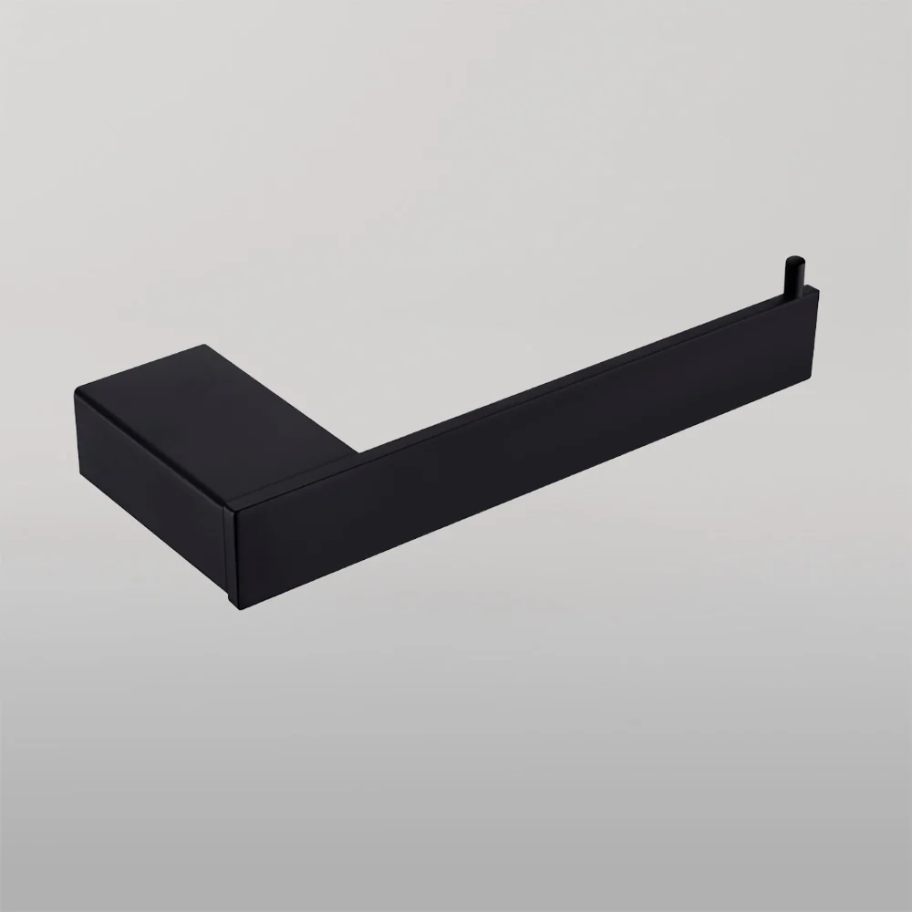 Nero Celia Toilet Roll Holder Matte Black - Image 2