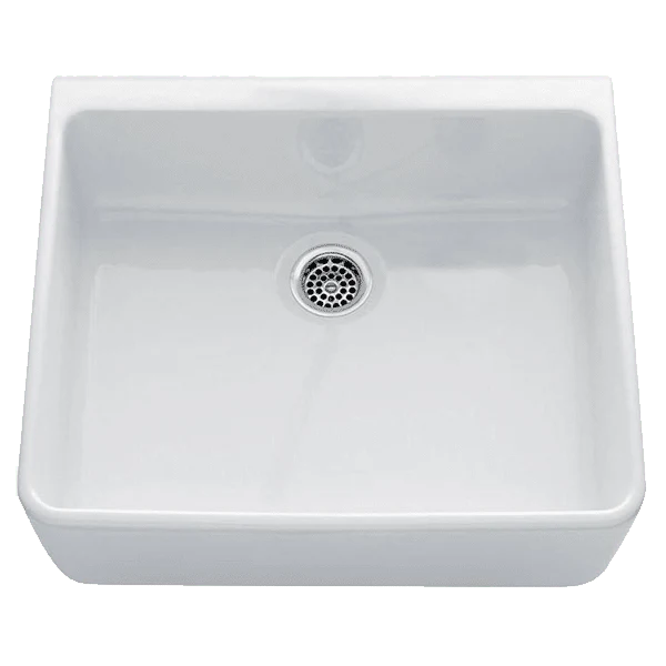 Chambord Clotaire Small Single Bowl Fireclay White