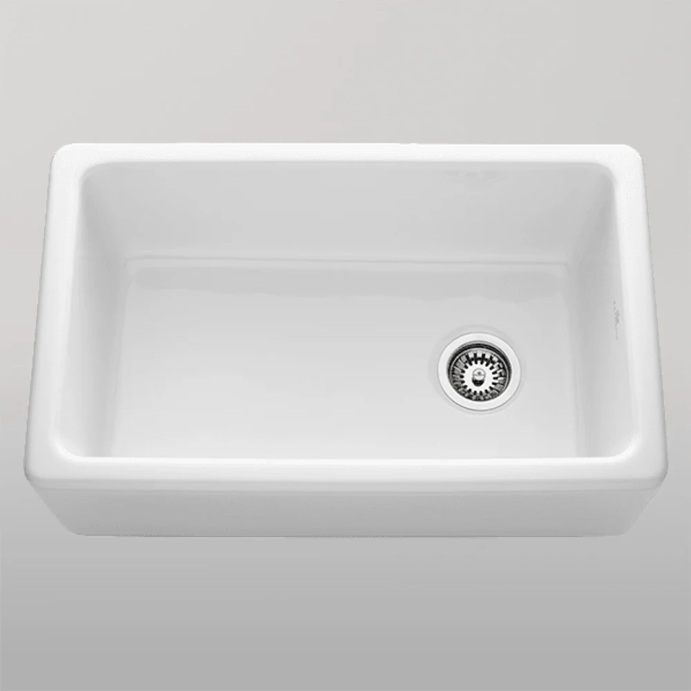 Chambord Philippe II Single Bowl Fireclay White - Image 2