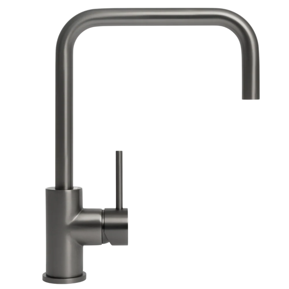Alma Charlotte Brushed Gunmetal Square Mixer - Image 3