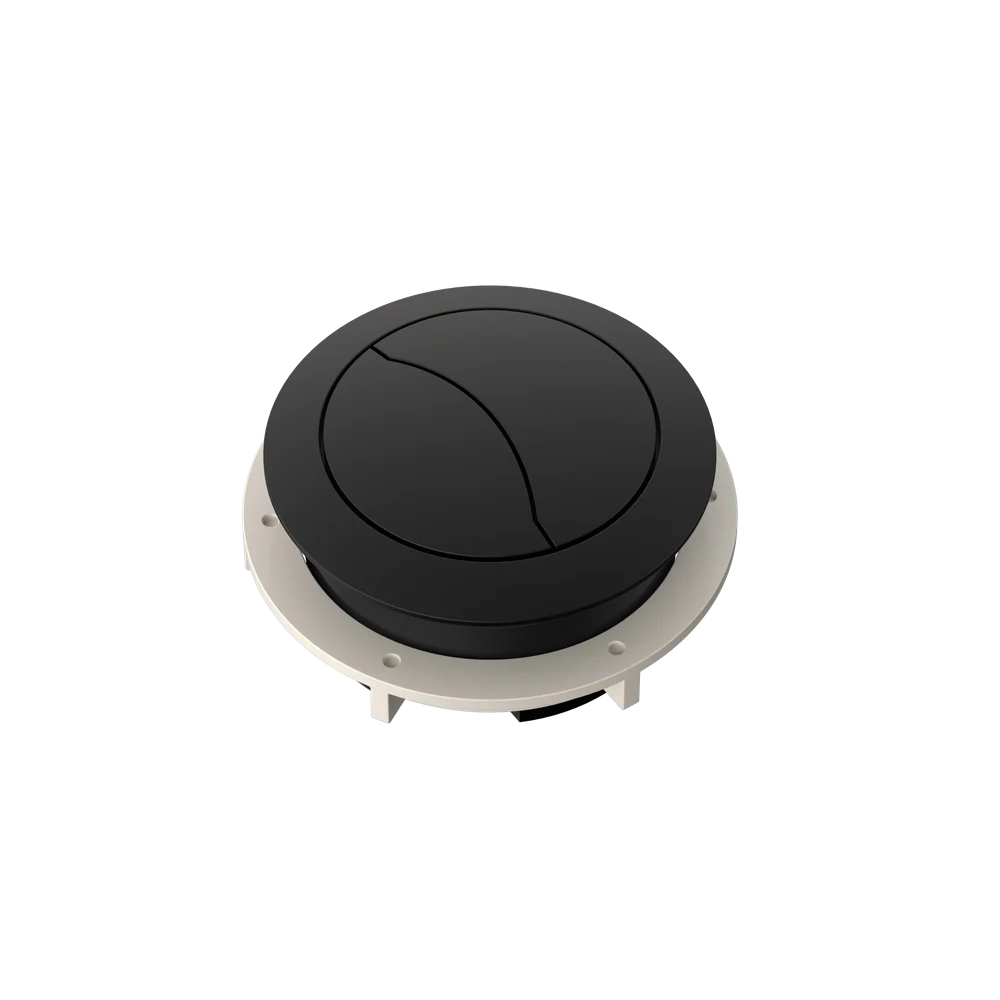 Caroma Cistern Flush Button Black - Image 3